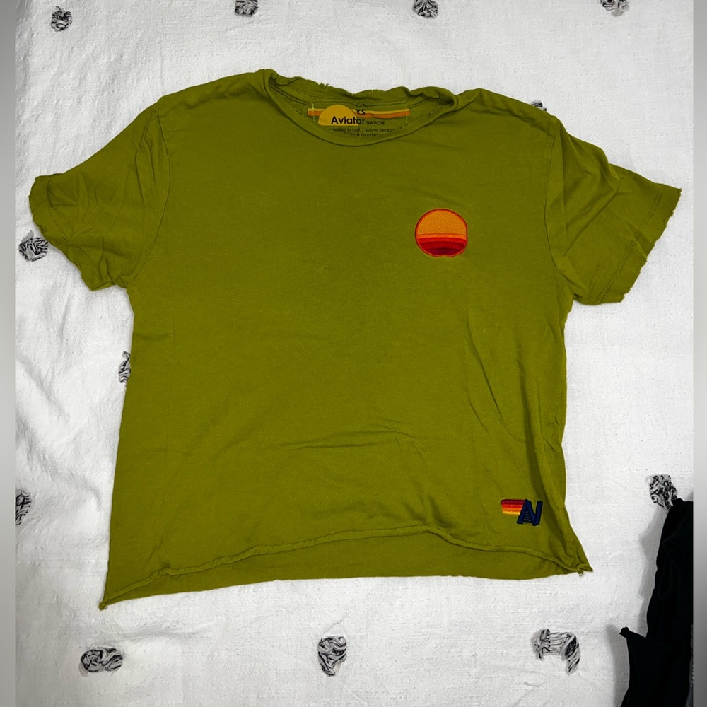 Aviator Nation Sunrise Boyfriend Tee